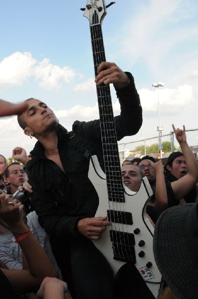 Trivium at the Mayhem Festival 2009 at the AT&T Center, San Antonio