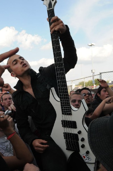 Trivium at the Mayhem Festival 2009 at the AT&T Center, San Antonio