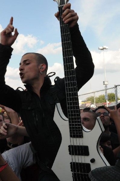 Trivium at the Mayhem Festival 2009 at the AT&T Center, San Antonio