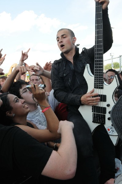 Trivium at the Mayhem Festival 2009 at the AT&T Center, San Antonio