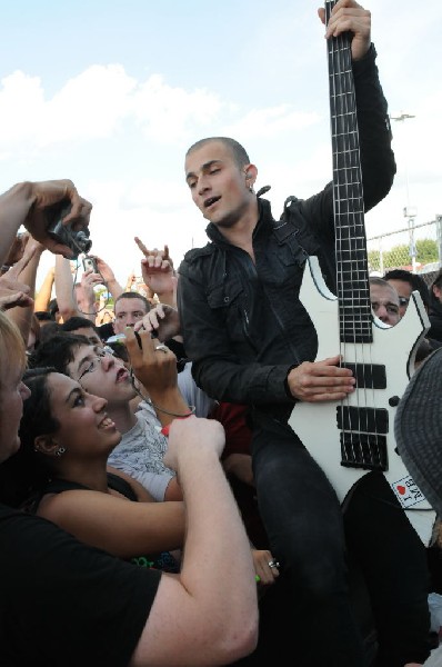 Trivium at the Mayhem Festival 2009 at the AT&T Center, San Antonio