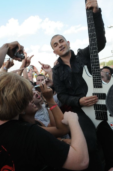 Trivium at the Mayhem Festival 2009 at the AT&T Center, San Antonio