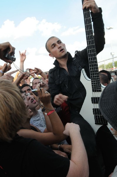 Trivium at the Mayhem Festival 2009 at the AT&T Center, San Antonio