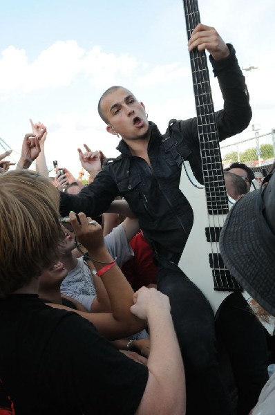 Trivium at the Mayhem Festival 2009 at the AT&T Center, San Antonio