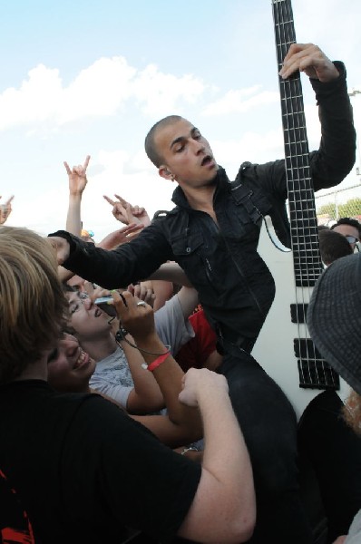 Trivium at the Mayhem Festival 2009 at the AT&T Center, San Antonio