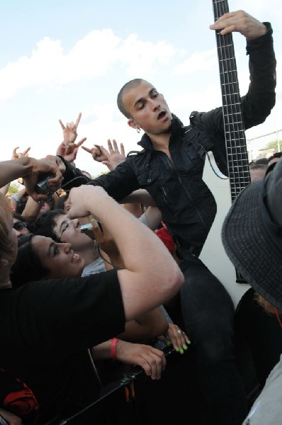 Trivium at the Mayhem Festival 2009 at the AT&T Center, San Antonio