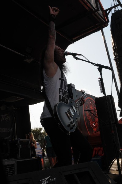 Trivium at the Mayhem Festival 2009 at the AT&T Center, San Antonio