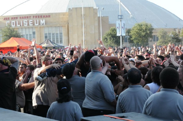 Trivium at the Mayhem Festival 2009 at the AT&T Center, San Antonio