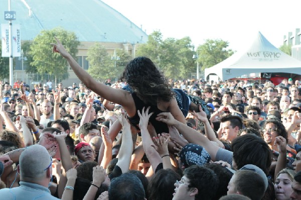 Trivium at the Mayhem Festival 2009 at the AT&T Center, San Antonio