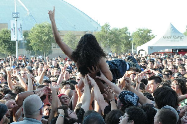Trivium at the Mayhem Festival 2009 at the AT&T Center, San Antonio