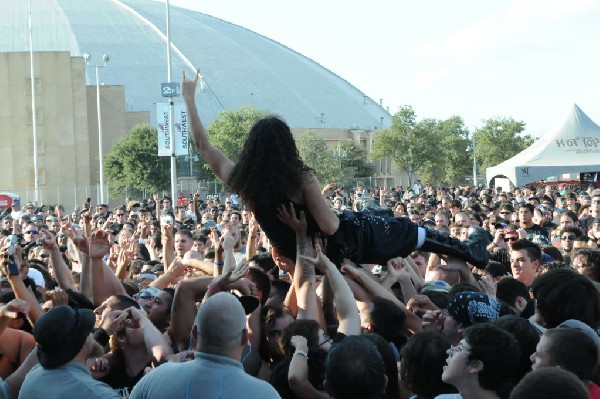 Trivium at the Mayhem Festival 2009 at the AT&T Center, San Antonio