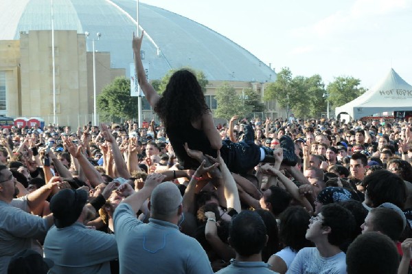 Trivium at the Mayhem Festival 2009 at the AT&T Center, San Antonio