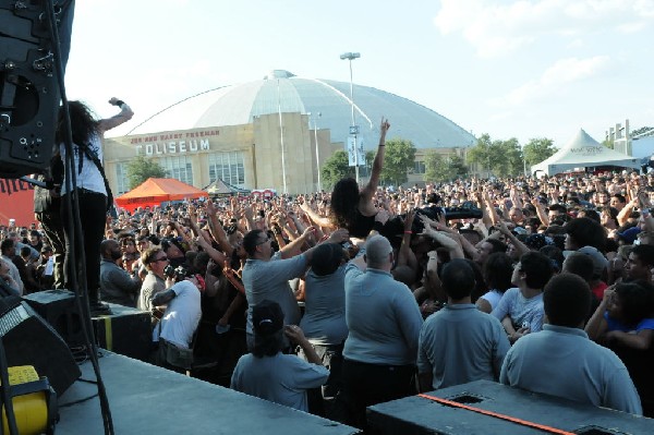 Trivium at the Mayhem Festival 2009 at the AT&T Center, San Antonio