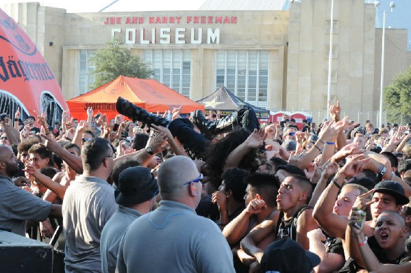Trivium at the Mayhem Festival 2009 at the AT&T Center, San Antonio