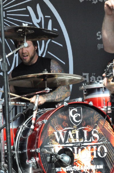 Walls Of Jericho at the Mayhem Festival Verizon Wireless Amphitheater