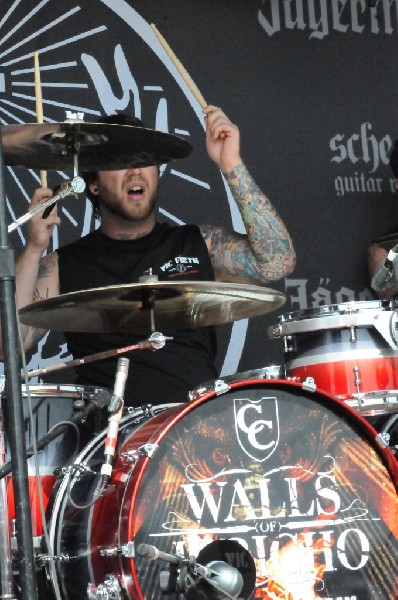 Walls Of Jericho at the Mayhem Festival Verizon Wireless Amphitheater