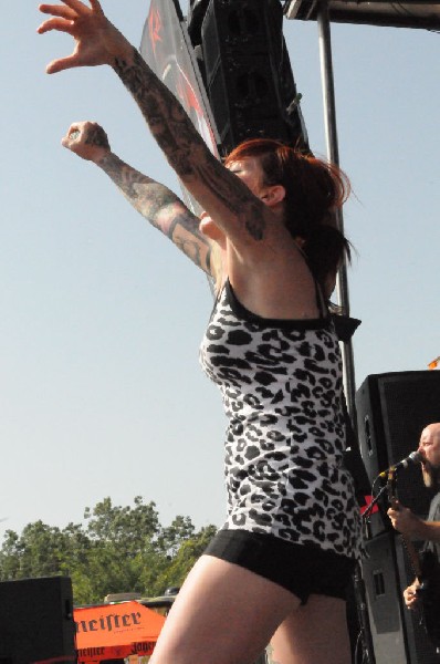 Walls Of Jericho at the Mayhem Festival Verizon Wireless Amphitheater