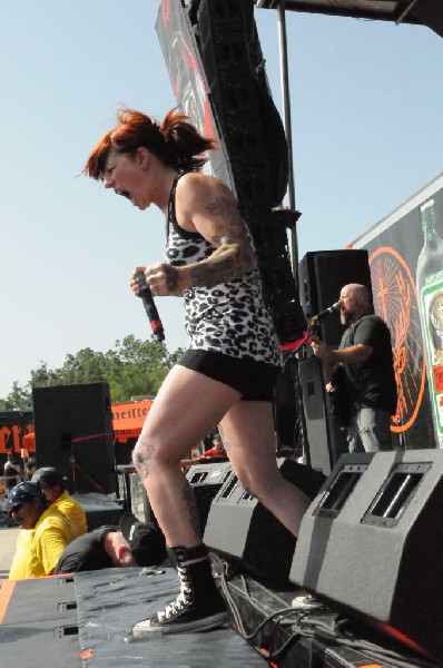Walls Of Jericho at the Mayhem Festival Verizon Wireless Amphitheater