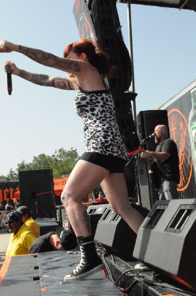 Walls Of Jericho at the Mayhem Festival Verizon Wireless Amphitheater