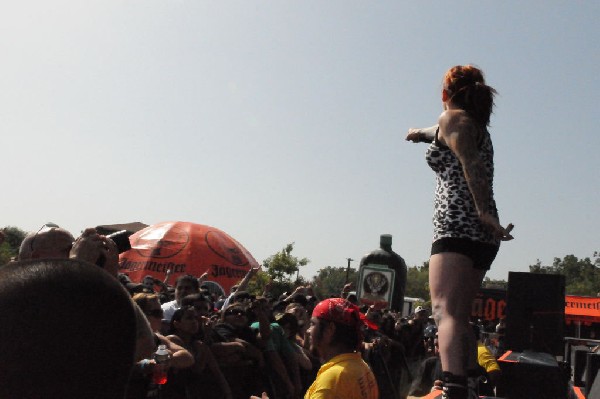 Walls Of Jericho at the Mayhem Festival Verizon Wireless Amphitheater