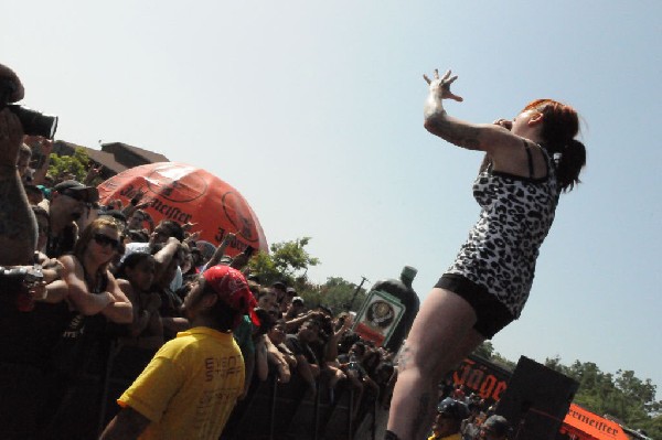 Walls Of Jericho at the Mayhem Festival Verizon Wireless Amphitheater
