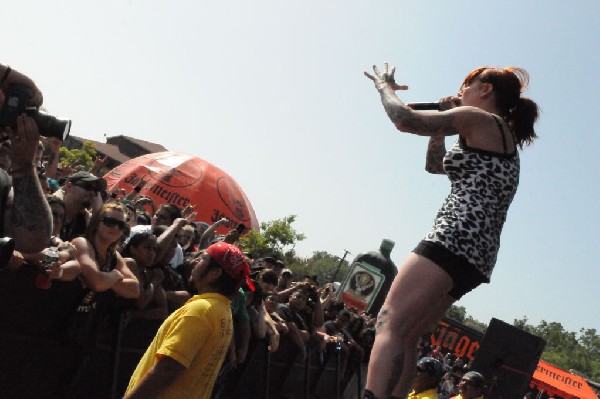 Walls Of Jericho at the Mayhem Festival Verizon Wireless Amphitheater