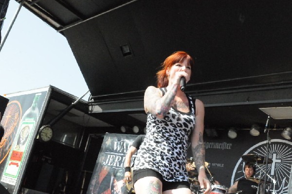 Walls Of Jericho at the Mayhem Festival Verizon Wireless Amphitheater