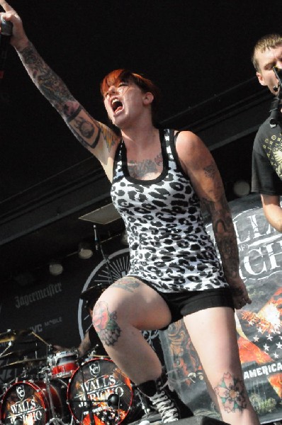 Walls Of Jericho at the Mayhem Festival Verizon Wireless Amphitheater