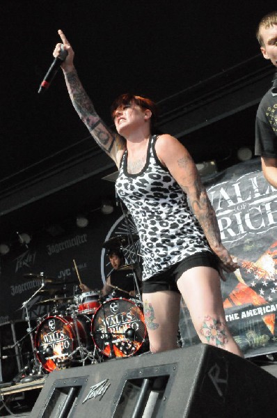 Walls Of Jericho at the Mayhem Festival Verizon Wireless Amphitheater