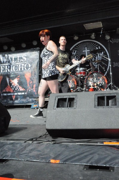 Walls Of Jericho at the Mayhem Festival Verizon Wireless Amphitheater