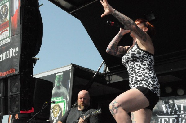 Walls Of Jericho at the Mayhem Festival Verizon Wireless Amphitheater