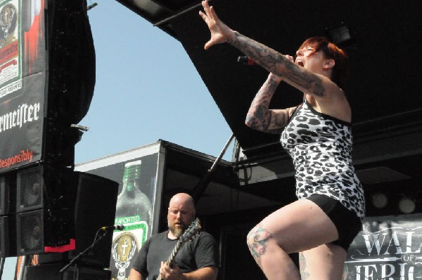 Walls Of Jericho at the Mayhem Festival Verizon Wireless Amphitheater