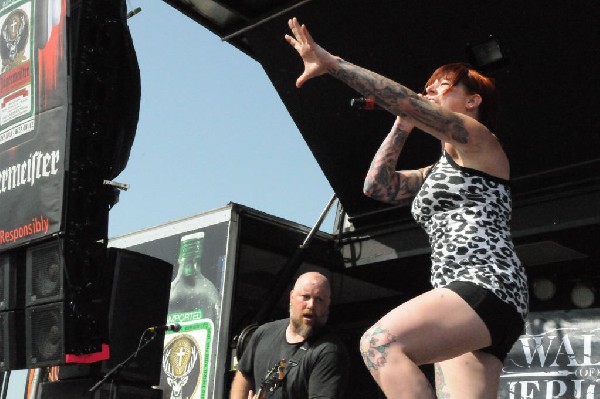 Walls Of Jericho at the Mayhem Festival Verizon Wireless Amphitheater