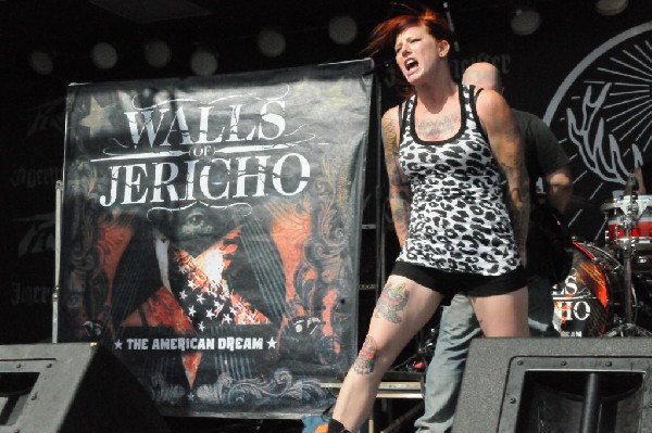 Walls Of Jericho at the Mayhem Festival Verizon Wireless Amphitheater