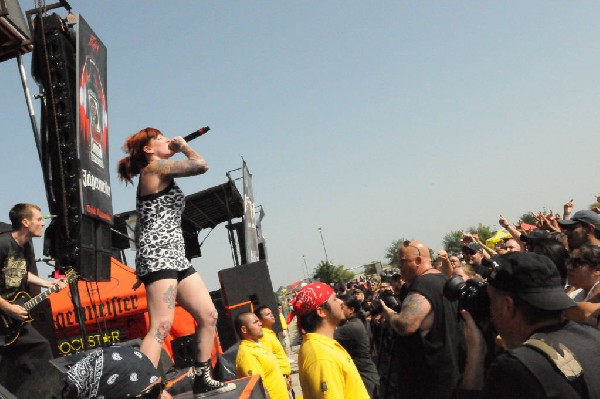 Walls Of Jericho at the Mayhem Festival Verizon Wireless Amphitheater
