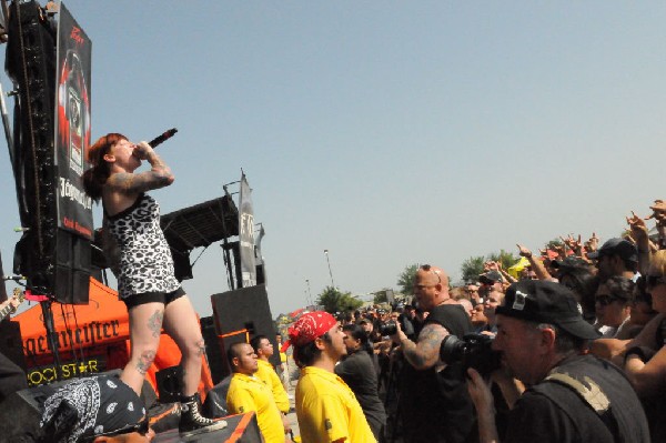 Walls Of Jericho at the Mayhem Festival Verizon Wireless Amphitheater
