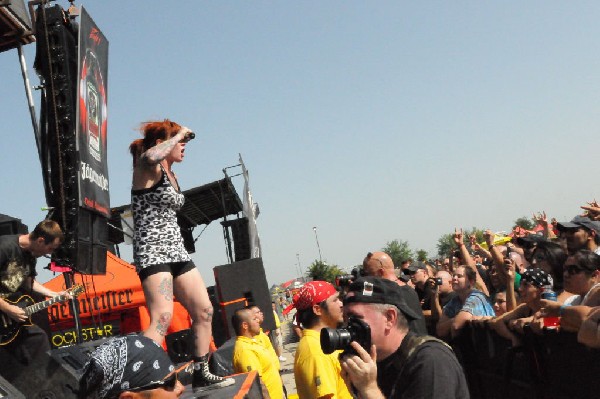 Walls Of Jericho at the Mayhem Festival Verizon Wireless Amphitheater
