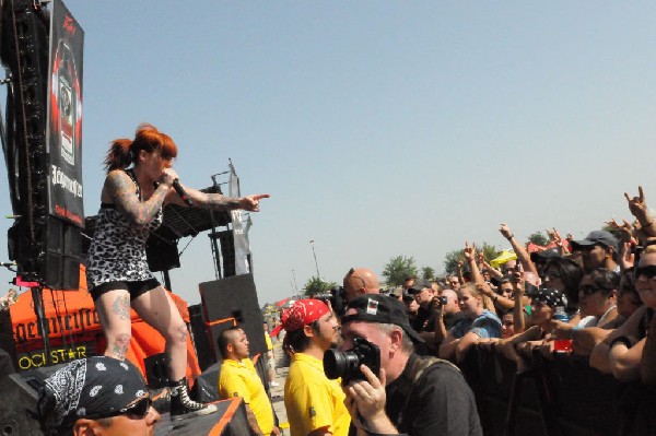 Walls Of Jericho at the Mayhem Festival Verizon Wireless Amphitheater