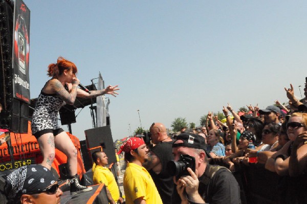 Walls Of Jericho at the Mayhem Festival Verizon Wireless Amphitheater