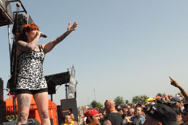 Walls Of Jericho at the Mayhem Festival Verizon Wireless Amphitheater