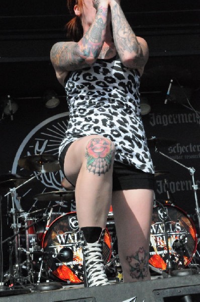 Walls Of Jericho at the Mayhem Festival Verizon Wireless Amphitheater