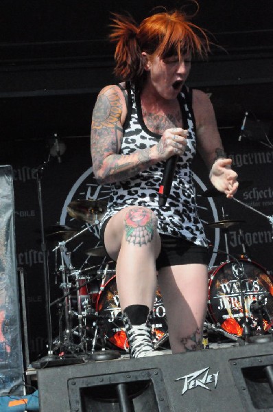 Walls Of Jericho at the Mayhem Festival Verizon Wireless Amphitheater