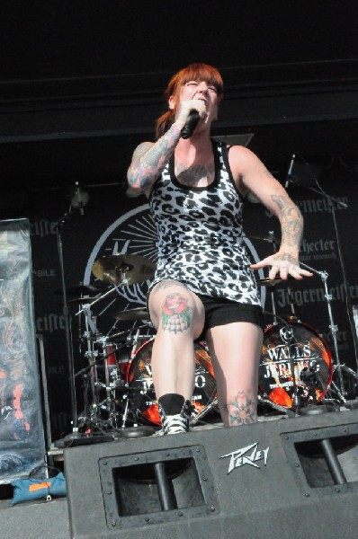 Walls Of Jericho at the Mayhem Festival Verizon Wireless Amphitheater