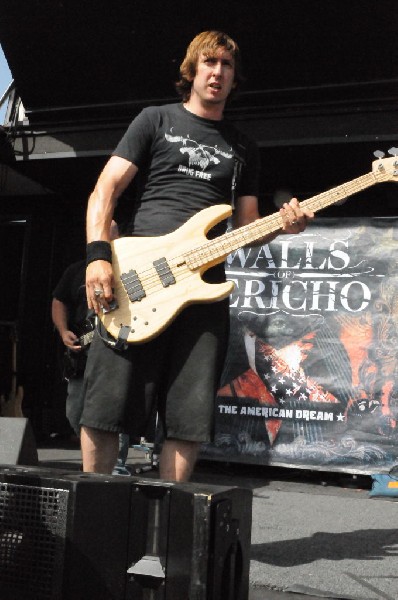 Walls Of Jericho at the Mayhem Festival Verizon Wireless Amphitheater