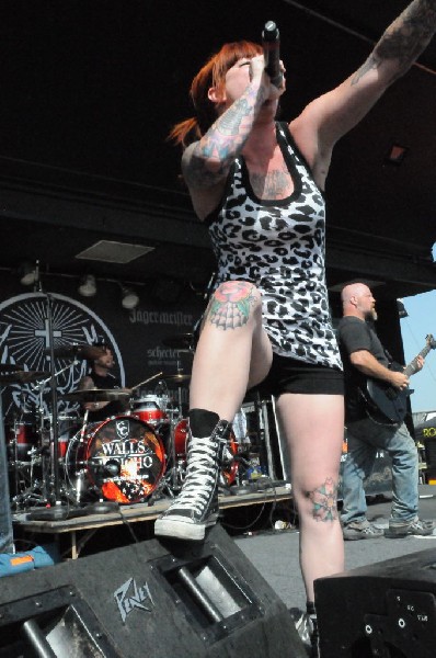 Walls Of Jericho at the Mayhem Festival Verizon Wireless Amphitheater