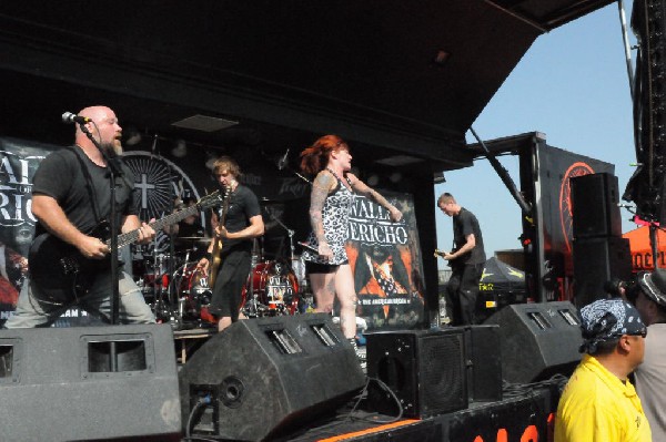 Walls Of Jericho at the Mayhem Festival Verizon Wireless Amphitheater
