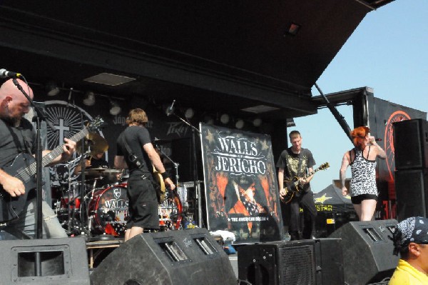 Walls Of Jericho at the Mayhem Festival Verizon Wireless Amphitheater