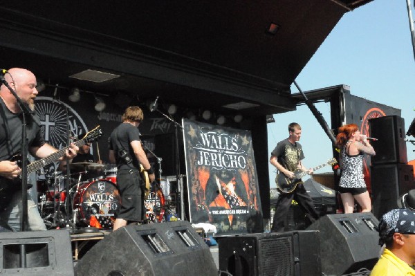 Walls Of Jericho at the Mayhem Festival Verizon Wireless Amphitheater