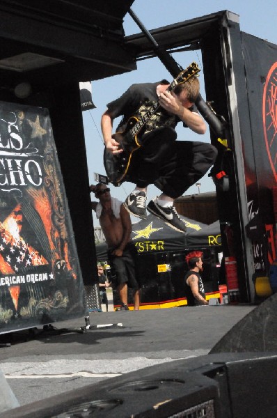 Walls Of Jericho at the Mayhem Festival Verizon Wireless Amphitheater