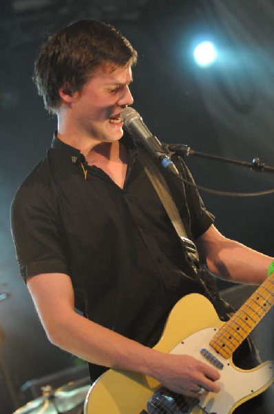 White Lies at Stubb's BarBQ, SXSW 2009, Austin, Texas